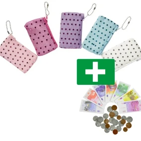Portemonnee Glitter - Inclusief Speelgeld Munten En Biljetten