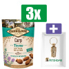 Carnilove Soft Snack Karper Tijm - 200 gr - 3 Stuks - Inclusief PetsHome Goudkleurige Adreskoker