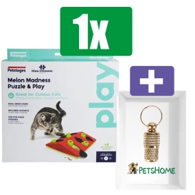 Nina Ottosson Kattenspel Puzzle And Play Melon Madness - Inclusief PetsHome Goudkleurige Adreskoker
