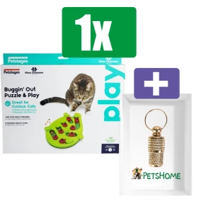 Nina Ottosson Kattenspel Puzzle And Play Buggin Out - Inclusief PetsHome Goudkleurige Adreskoker