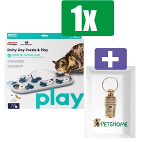 Nina Ottosson Kattenspel Puzzle And Play Rainy Day - Inclusief PetsHome Goudkleurige Adreskoker