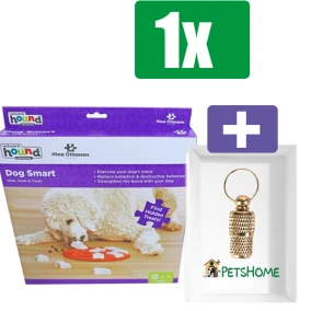 Nina Ottosson Hondenspel Dog Smart Origineel Plastic - Inclusief PetsHome Goudkleurige Adreskoker