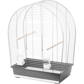 Interzoo Vogelkooi Sylwia Zilver/Grijs