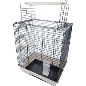 Interzoo Vogelkooi Big Ara Zwart/Beige