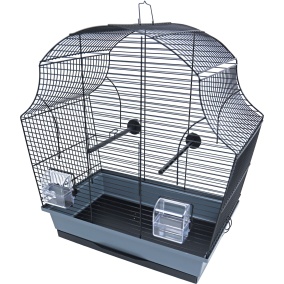 Interzoo Vogelkooi Margot 2 Zwart / Grijs