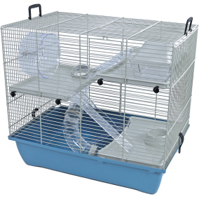 Interzoo Hamsterkooi Pinky 3 Pastel Blauw