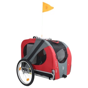 Doggyride Fietskar Original Rood/Zwart Cabin Only