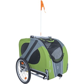 Doggyride Fietskar Novel 20 Groen/Grijs Cabin Only