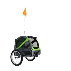 Doggyride Fietskar Mini 20 Groen/Grijs Cabin Only