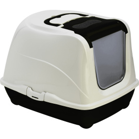 Moderna Kattentoilet Flipcat Zwart/Wit 57 Cm