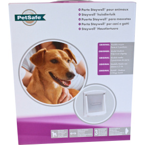 Petsafe Huisdierdeur Wit/Transparant 740