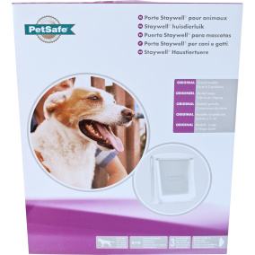 Petsafe Huisdierdeur Wit/Transparant 760
