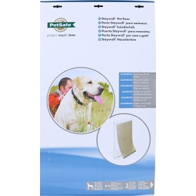 Petsafe Deur Aluminium Wit/Transparant 660 Xl