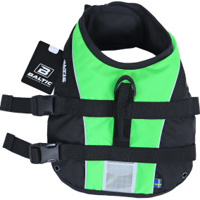 Baltic Hondenzwemvest Mascot S Groen/Zwart
