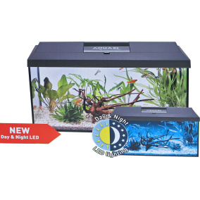 Aquael Aquarium Leddy 60 Day&Night Zwart