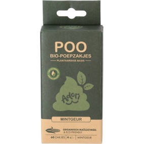 Adori Poo Bio-Poepzakjes 22x32 cm 60 zakjes