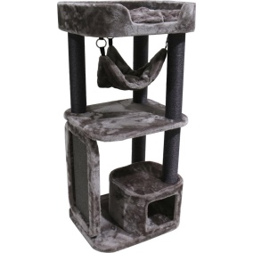 Adori Krabpaal Coco 55x50x117 cm - Krabpalen - Cappuccino&Grijs