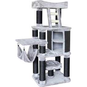 Adori Krabpaal Jesse 70x60x180 cm - Krabpalen - Grijs&Zwart