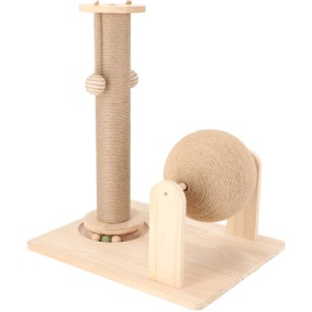 Adori Krabspel Koda - Krabpaal - 49x39x56 cm Natural