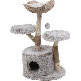 Adori Krabpaal Maya - Krabpalen - 60x45x105 cm Wit Bruin