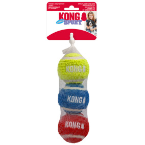 Kong hond sport softies balls 3 stuks assortie medium