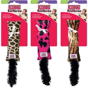 Kong kat Kickeroo, giraffe print