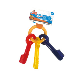 Nylabone Puppy Chew Bijtsleutels Baconsmaak - Tot 16 Kg