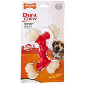 Nylabone Extreme Chew Voor Harde Bijters Baconsmaak - Tot 16 Kg 14X9,5X2 Cm