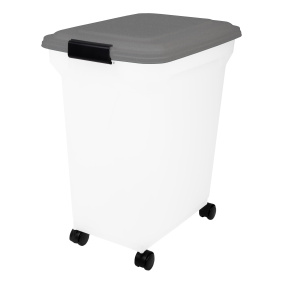 Bewaarcontainer Luchtdicht Transparant / Grijs 45 Ltr 46X33,5X50 Cm