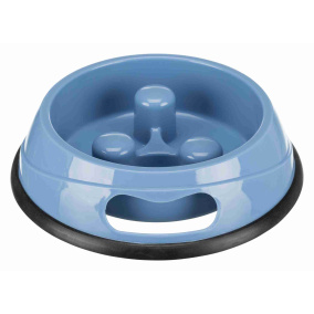 Trixie Voerbak Slow Feed Kunststof Anti-slip Assorti 20 Cm 450 Ml
