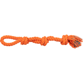 Trixie Werp Flostouw 3-knoop Oranje - 60
  Cm