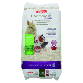 Zolux Hennepvezel Fresh Pioenroos / Aalbes Geur - 30 Ltr