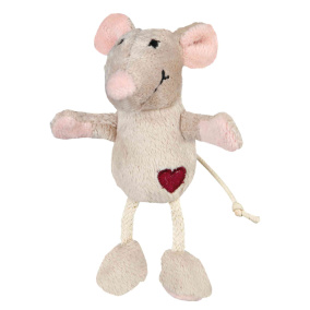 Trixie Muis Pluche Beige - 11 Cm
