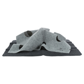 Trixie Cat Activity Adventure Carpet
  Grijs - 99X99 Cm