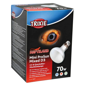 Trixie Reptiland Mini Prosun Mixed D3
  Uv-b Lamp Zelfstartend - 70 Watt 8X8X10,8 Cm