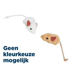 Trixie Set Muizen Met Catnip Kern Pluche
  - 5 Cm 6 St