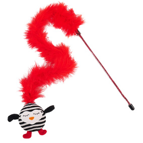 Rosewood Kattenhengel Gestreepte Pinguin Met Veer 55X13X3 Cm