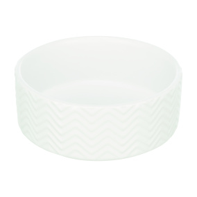 Trixie Voerbak / Drinkbak Wave Keramiek Wit 16 Cm 900 Ml