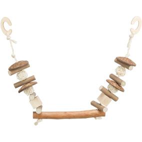 Trixie Knabbelschommel
  Kokosnoot/Hout/Rotan - 20X30 Cm