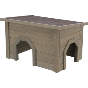 Trixie Natura Knaagdierhuis Asfalt Dak
  Grijsgroen - 50X37X30 Cm