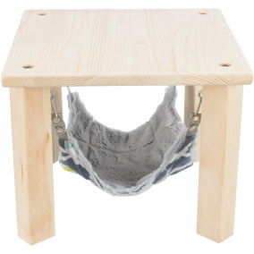 Trixie Schuilplaats Met Hangmat Sunny
  Assorti / Grijs - 28X28X24 Cm