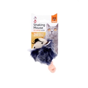 Fofos Shaking Muis Met Geluid Grijs -
  12X6X6 Cm