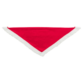 Trixie Kerstbandana Velvet Look Rood Assorti 75 Cm