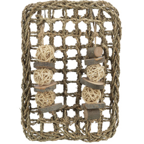 Trixie Knaagdier Mat Met Speeltjes
  Zeegras - 18X30 Cm