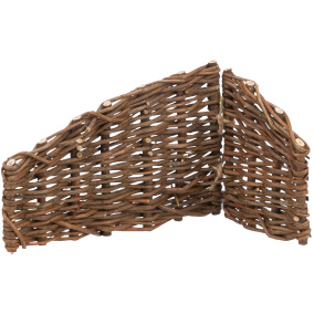 Trixie Hoekelement Voor Muizen En
  Hamsters Wilg - 20X10X13Cm
