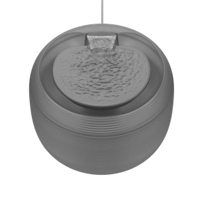 Martin Drinkfontein Voor Kat En Kleine Hond Zwart 21X21X15 Cm 2,5 Ltr