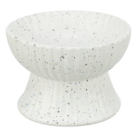 Trixie Voerbak / Drinkbak Kat Verhoogd Keramiek Wit 200 Ml 13 Cm