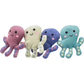 Trixie Octopus Pluche Met Catnip Assorti
  - 10 Cm