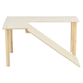 Trixie Platform Met Helling Voor Muizen /
  Hamsters Onbehandeld Hout - 47X30X25 Cm