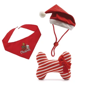 Croci Xmas My First Christmas Dog Set Muts / Bandana / Bot 36 Cm / 48 Cm / 17 Cm